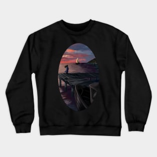 Twilight Harbor Crewneck Sweatshirt